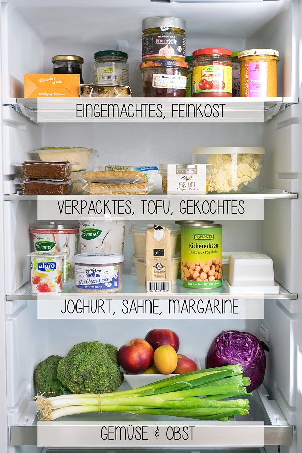 Wie wird der Kühlschrank richtig eingeräumt?